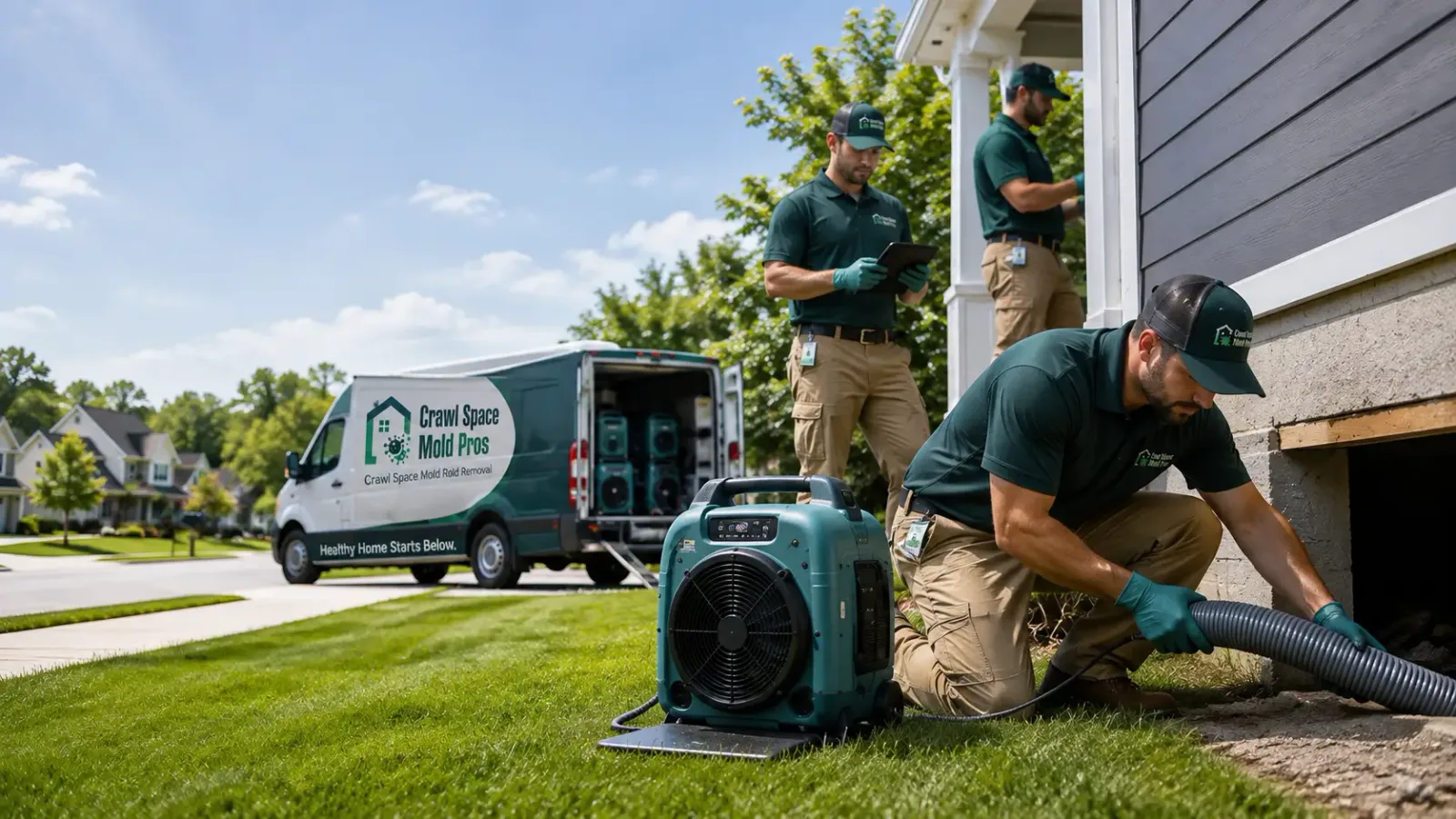 Crawl Space Mold Removal in Harford, PA